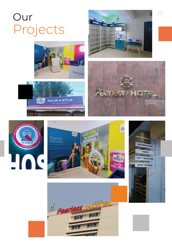 Teknokraft branding and signage projects